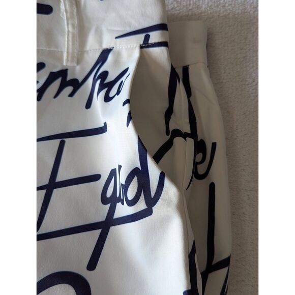 NWT Ovi graffiti party dressy ankle pants Sz M - Picture 10 of 11